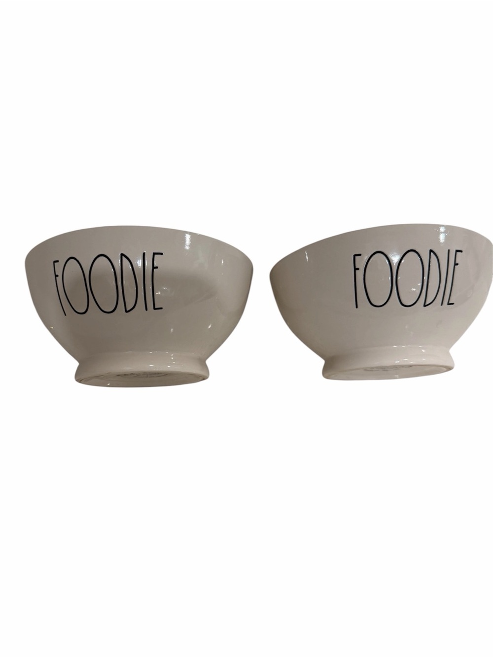 Rae Dunn Off-White Ceramic Bowl Set with Subtle Rustic Edge